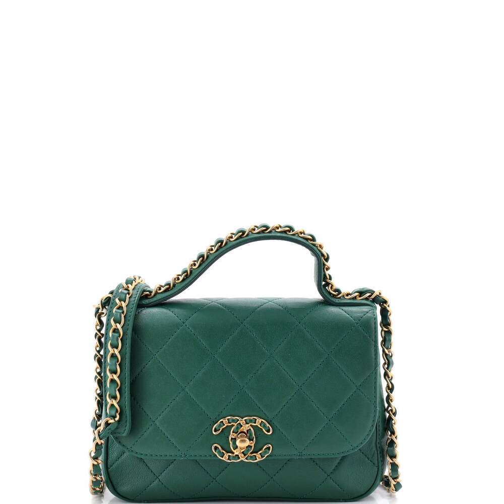 Chanel Chain Infinity Top Handle Bag #323584C39B